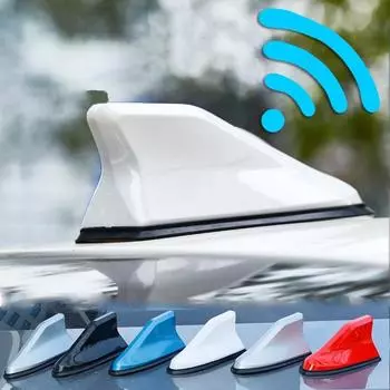 Автомобильная антенна Shark, антенны для радиосигнала, антенны на крышу для BMW, Toyota, VW, Kia, Nissan, автомобильная радиостанция, AM, FM, антенна, усилитель сигнала чёрный