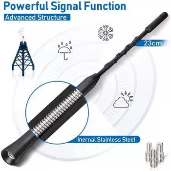 Автомобильная антенна универсальная идеальная установка водонепроницаемая авто FM/AM/DAB замена антенны с 11Inch