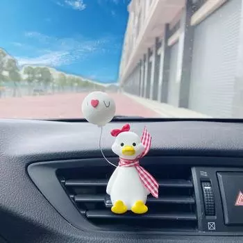 Автомобильная ароматерапия, кондиционер, розетка, милая утка, украшения для автомобиля, товары для украшения интерьера автомобиля Blue Bell Scent