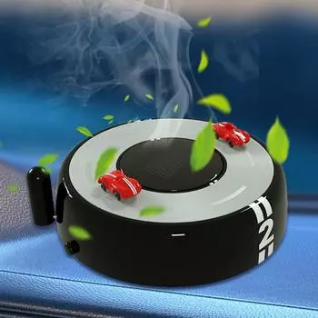 Автомобильная ароматерапия, креативный вращающийся на солнечной батарее гоночный автомобиль, стойкий ароматизатор, освежитель воздуха для автомобиля, милый очиститель воздуха для автомобиля