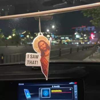 Автомобильная ароматная карта, дизайн персонажа из мультфильма, долговечный натуральный аромат с подвесной веревкой, автомобильный дезодоратор, подвеска A