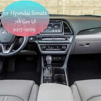 Автомобильная беспроводная зарядная панель для Hyundai Sonata 7-го поколения LF 2017 2018 2019 Центральная консоль держатель телефона быстрое зарядное устройство пластина аксессуары
