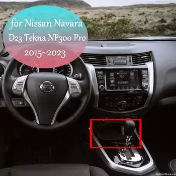 Автомобильная беспроводная зарядная панель для Nissan Navara D23 Tekna NP300 Frontier Pro 4X 2015~2025 телефон быстрая зарядная пластина лоток аксессуары чёрный