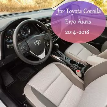 Автомобильная беспроводная зарядная панель для Toyota Corolla E170 E180 Auris 2014~2018, быстрое зарядное устройство для телефона, подстаканник, аксессуары 2015 2016