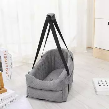 Автомобильная будка для животных Товары для маленьких собак Автомобильный портативный бустер для безопасности Сиденье для кошек 42X24X36cm