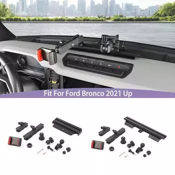 Автомобильная центральная консоль направляющая расширительный держатель телефона кронштейн GPS кронштейн подходит для Ford Bronco 2021 Up аксессуары для салона автомобиля Style A