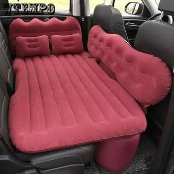 Автомобильная дорожная кровать, автоматический надувной матрас, спальный коврик, надувная кровать на заднем сиденье, уличные подушки, диван-кровать для кемпинга, аксессуары для автомобиля