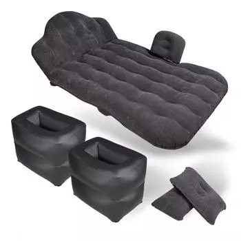 Автомобильная дорожная кровать, надувной матрас, надувная кровать, автомобильный задний ряд, кемпинг, спальный, плавучий диван, внедорожник, автоматическое воздушное матирование коричневый