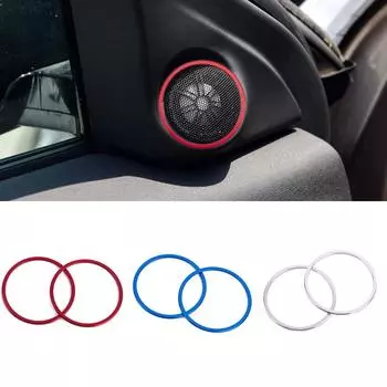 Автомобильная дверная аудиосистема, накладка на динамик, аксессуары для Land Rover Range Evoque Convertible Ember Edition 2013- красный