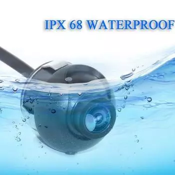 Автомобильная камера ночного видения сзади/спереди/сбоку, поворот на 360°, CMOS, реверсивная камера ночного видения PAL