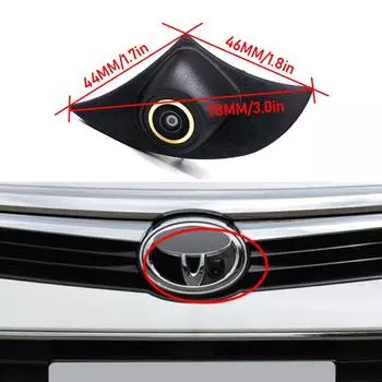 Автомобильная камера переднего вида для Toyota Camry Daihatsu Altis XV50 2011~2017 Водонепроницаемая камера с логотипом для парковки, камера ночного видения CVBS 1080X720P