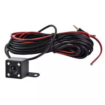 Автомобильная камера заднего вида 170 градусов водонепроницаемая камера заднего вида резервная камера заднего вида 4 светодиода ночного видения HD парковочный монитор чёрный