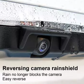Автомобильная камера заднего вида, дождевик, защитный чехол для камеры заднего вида, защитный чехол от дождя для Lexus ES200 260 300H 2018 2019, внешние аксессуары для автомобиля чёрный