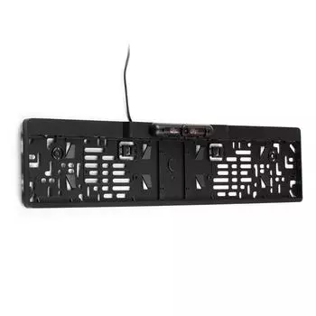 Автомобильная камера заднего вида Европейская рамка номерного знака 4 ИК-светодиодная резервная камера