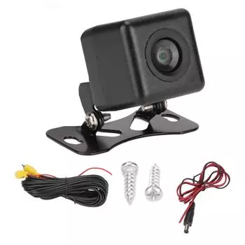 Автомобильная камера заднего вида HD 1080P 170 градусов широкоугольная автомобильная камера заднего вида поддерживает сигналы CVBS и AHD черная