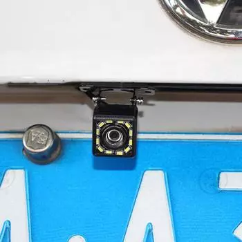 Автомобильная камера заднего вида IP68 Водонепроницаемая CCD4 Led Автомобильный резервный монитор 170 градусов HD изображение Ночное видение Реверсивная парковочная камера