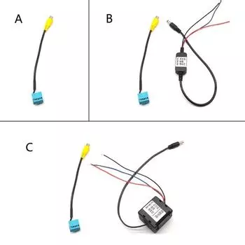 Автомобильная камера заднего вида RCA с таймером, реле задержки, фильтр-выпрямитель RCD330 PQ MIB RCA-кабель-адаптер, аксессуары