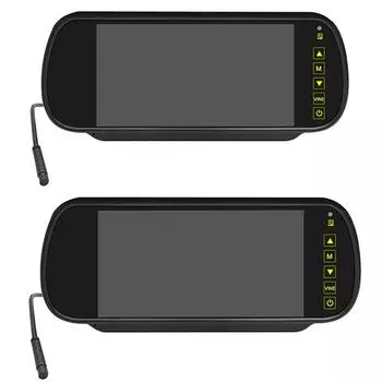 Автомобильная камера заднего вида с цветным экраном HD TFT LCD 7 дюймов, камера заднего вида с дистанционным/сенсорным управлением, видеорегистратор заднего вида для автомобиля B