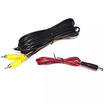 Автомобильная камера заднего вида с RCA-кабелем, автоматический парковочный монитор с CCD IP68, водонепроницаемый, 170-градусное изображение высокой четкости 12V зелёный