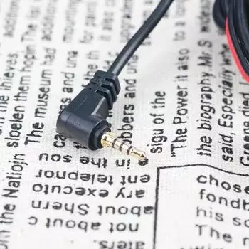 Автомобильная камера заднего вида с удлинительным кабелем 2,5 мм, 5-контактный шнур, провод для любого транспортного средства, розетка 12 В, пластиковые и металлические кабели