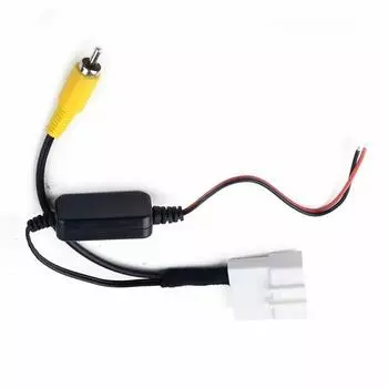 Автомобильная камера заднего вида, видеокабель, адаптер для подключения видеопровода для Toyota, Kluger, RAV4, адаптер для подключения камеры помощи при парковке CHINA