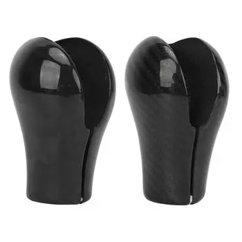 Автомобильная карбоновая накладка на ручку переключения передач для замены ручки для G37 G25 FX35 FX37 3K Twill