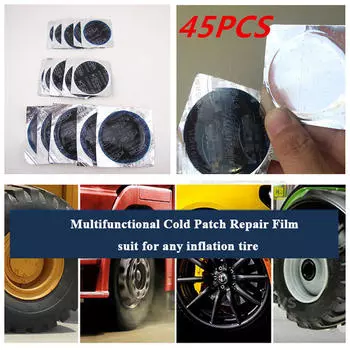 Автомобильная круглая резиновая заплатка для шин Инструменты для ремонта велосипедных шин Инструмент для ремонта проколов шин для велосипеда