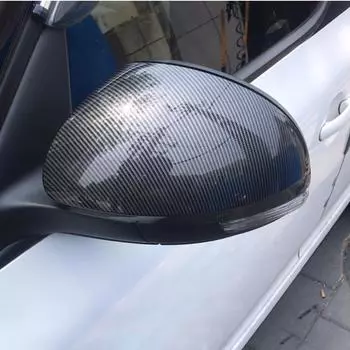 Автомобильная крышка зеркала заднего вида, корпус для VW TIGUAN 2008-2015 Sharan 2012-2018 Skoda Yeti 2014-2017 5N0857537 Bright black