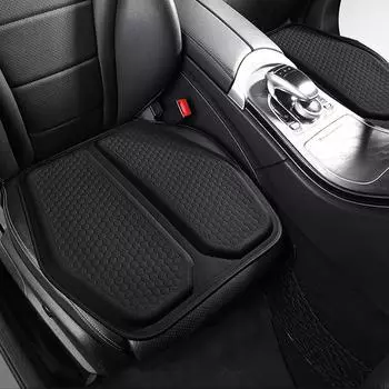 Автомобильная квадратная подушка, летняя ледяная подушка, сотовая гелевая подушка, подушка для офисного сиденья, дышащая удобная подушка для сиденья One Size серый