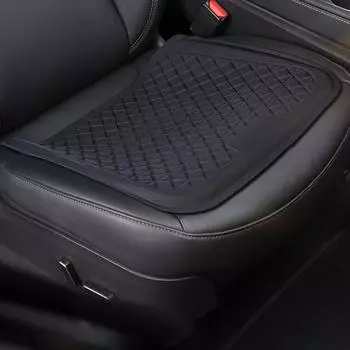 Автомобильная летняя прохладная дышащая подушка, нескользящая простая подушка, дышащая всесезонная универсальная подушка для сиденья Tesla Model 3 YXS чёрный