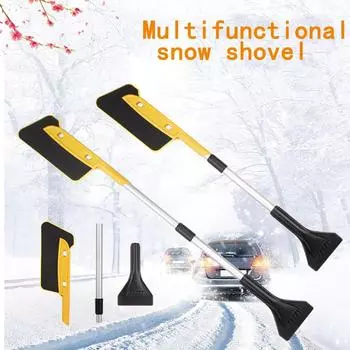 Автомобильная лопата для снега из ЭВА, многофункциональная лопата для снега, длинный стержень для размораживания льда, инструмент для уборки снега, щетка для удаления снега на зиму, автомобильные аксессуары Non scalable