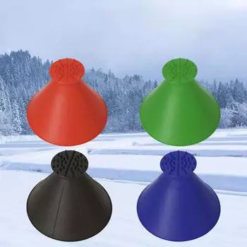 Автомобильная лопата для снега, универсальная автомобильная лопата для размораживания снега, щетка для очистки снега, зимний инструмент для очистки снега чёрный