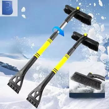 Автомобильная лопата для снега, зимняя щетка для снега «три в одном», телескопическая лопата для снега 80 см, многофункциональная щетка, автомобильная лопата для снега