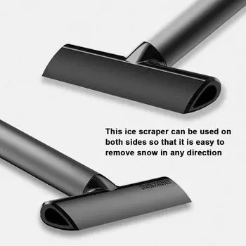 Автомобильная лопата для удаления снега, съемный многофункциональный инструмент для размораживания, автомобильный скребок для льда, портативный автомобиль темно-серого