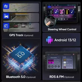 Автомобильная магнитола LANGJING на базе Android для NISSAN NAVARA 2006-2012 Pathfinder(Р51) 2004-2012 CarPlay стерео GPS навигация мультимедийный проигрыватель