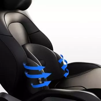 Автомобильная массажная подушка для поддержки шеи и талии, универсальная подушка для талии и подголовника для офисного сиденья, подушка для путешествий и дома