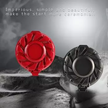 Автомобильная металлическая кнопка запуска одним нажатием для запуска/остановки двигателя автомобиля, декоративная наклейка для кнопки запуска одним нажатием, металлический стиль A1