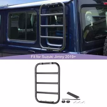 Автомобильная металлическая полка для заднего окна, удлинитель, лестница для Suzuki Jimny, 2019, 4-дверная версия, кронштейн, внешние аксессуары (Осталось)
