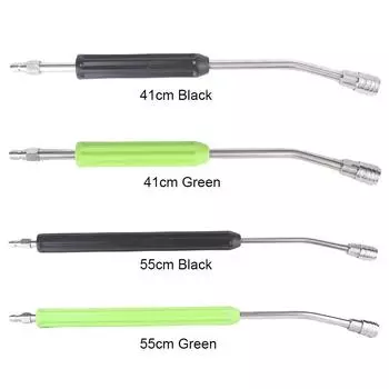 Автомобильная мойка, копье, нержавеющая сталь, удлинитель для пистолета для мойки автомобилей, 1/4, быстроразъемное соединение, удлинитель для мойки автомобилей, аксессуары для мойки автомобилей 41cm зелёный