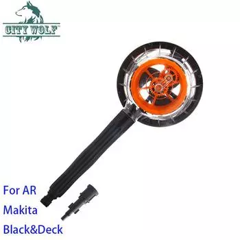 Автомобильная мойка с вращающейся круговой щеткой для чистки шин AR Black&Deck Makita Bosche аксессуары для мойки высокого давления city wolf