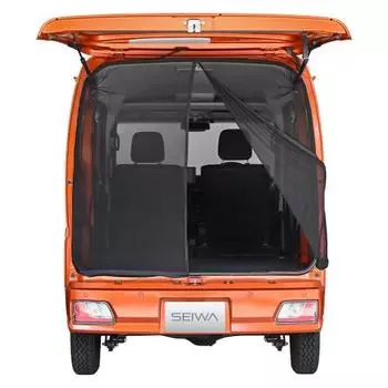 Автомобильная москитная сетка SEIWA, легкий магнит, только задняя дверь, размер S, IMP041, 1 шт., сетка, двухсторонняя застежка-молния, идеальный размер для сна в машине, E