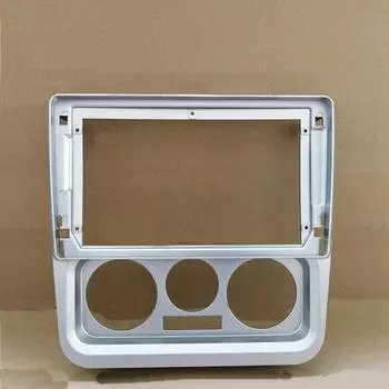 Автомобильная мультимедийная рамка, автомобильная аудиосистема, радио, рамка, панель приборов, 9-дюймовые панели для Geely CK CK-1 Free Cruiser 2008-2016 серебряный