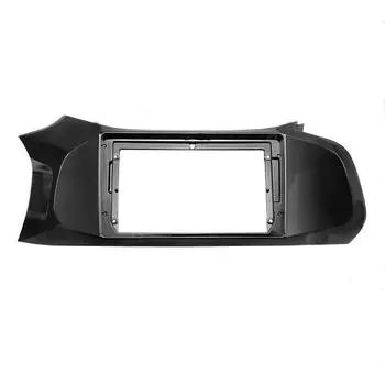 Автомобильная мультимедийная рамка, автомобильное радио, аудиорамка, панель приборов, 9-дюймовые панели для Chevrolet Onix 2012 2013 2014 2015 2016 -2019 LHD чёрный