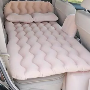 Автомобильная надувная кровать Автомобильный матрас Надувная подушка для заднего сиденья автомобиля Надувная кровать для заднего сиденья Дорожный матрас Подушка для сна Складная кровать чёрный