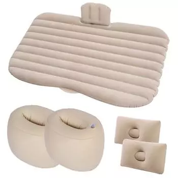 Автомобильная надувная кровать Stripes бежевый