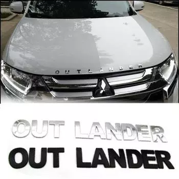 Автомобильная наклейка 3D Металлическая DIY Буквы Эмблема Наклейка Автомобильный Стайлинг чёрный