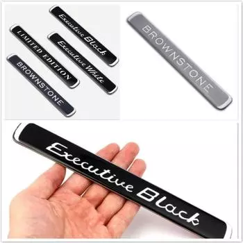 Автомобильная наклейка, эмблема, значок, наклейка для Tundra Corolla Prado Brownstone Executive, черный, белый цвет, ограниченная серия Executive Black 1
