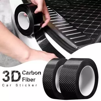 Автомобильная наклейка DIY 3D Nano Carbon Fiber Vinyl Самоклеящаяся защитная пленка, адаптированная к внешнему виду и интерьеру мотоциклов 1m