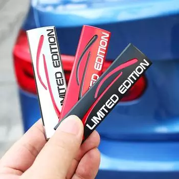 Автомобильная наклейка, хромированная эмблема ограниченного выпуска для Chevrolet Cruze Aveo Captiva Lacetti Mazda 3 6 2 CX-5 Mitsubishi ASX Lancer чёрный