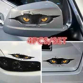 Автомобильная наклейка «кошачий глаз», автоаксессуары, водонепроницаемая